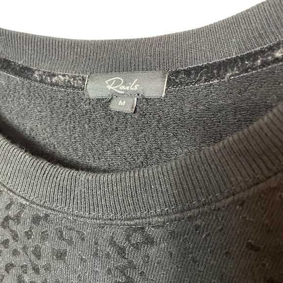 Rails‎ Marlo Flocked Cobra Crewneck - Picture 4 of 5